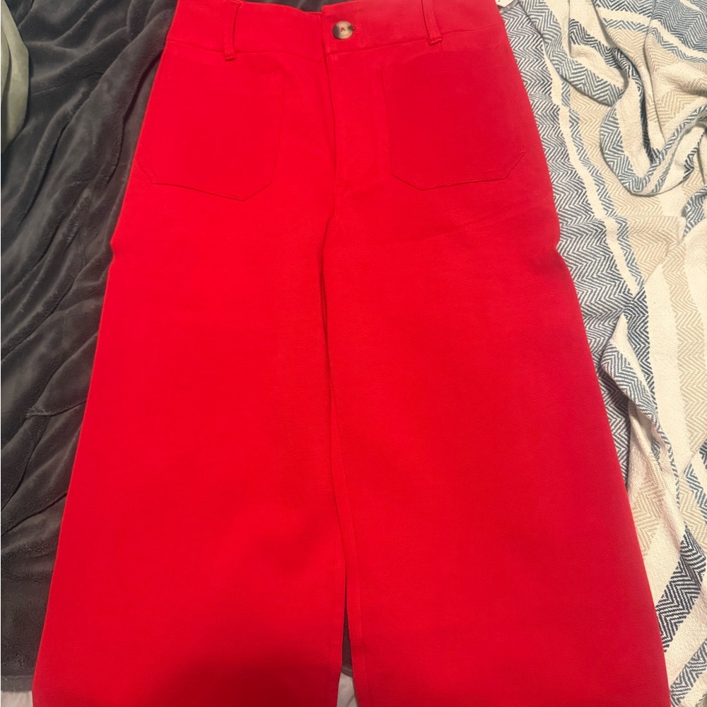 The Colette Knit Cropped Wide Leg Pants
